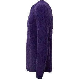 Cable-Knit Crewneck Pullover In Wool, Cashmere