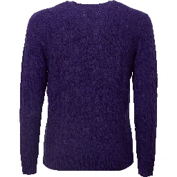 Cable-Knit Crewneck Pullover In Wool, Cashmere