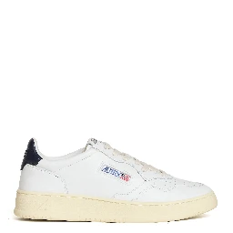 Sneakers Medalist Low In Pelle Bianca, Space