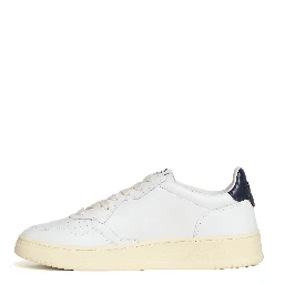 Sneakers Medalist Low In Pelle Bianca, Space