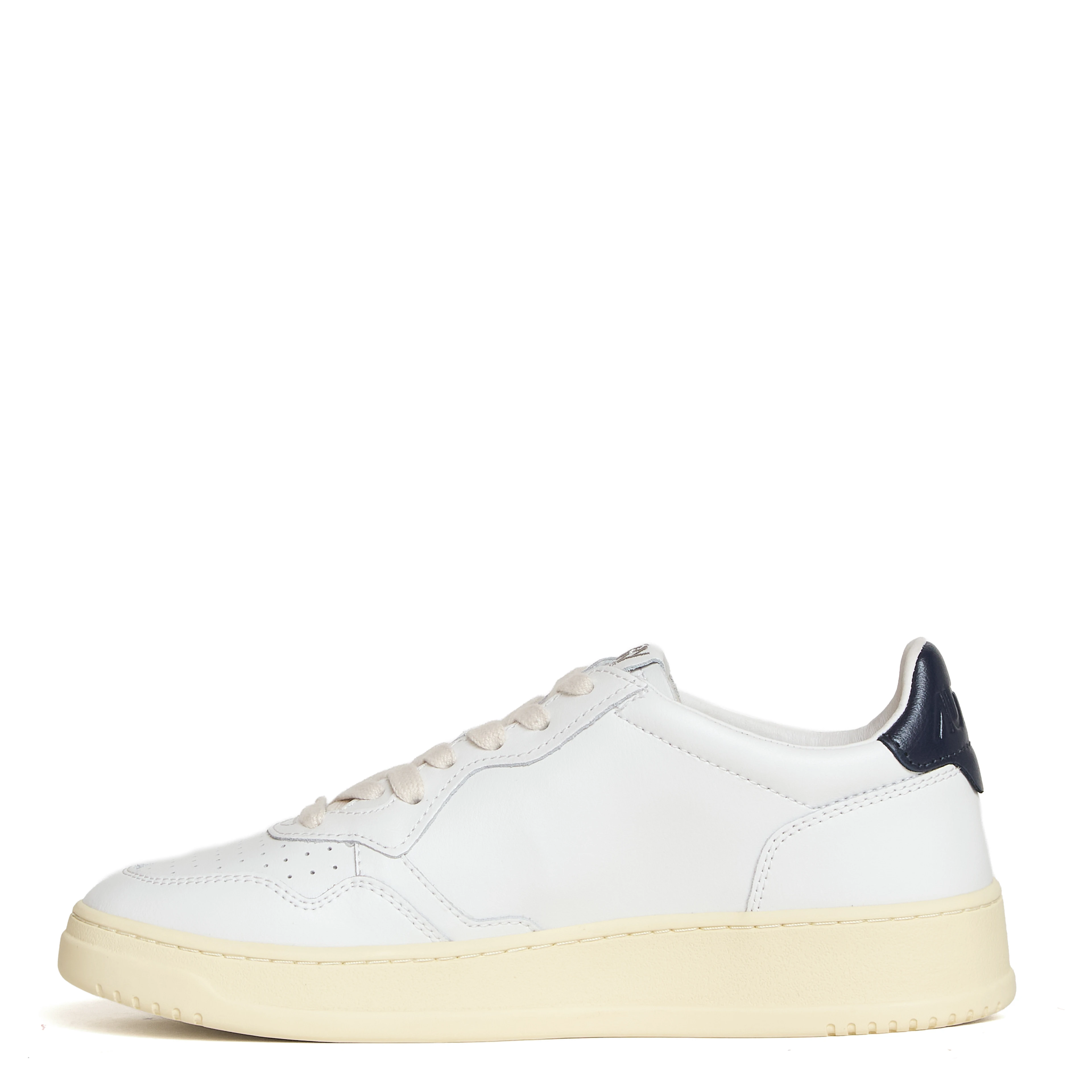 Sneakers Medalist Low In Pelle Bianca, Space