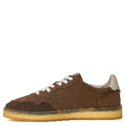 Sneakers Medalist Low In Pelle, Suede Crepe Sigaro, Feather