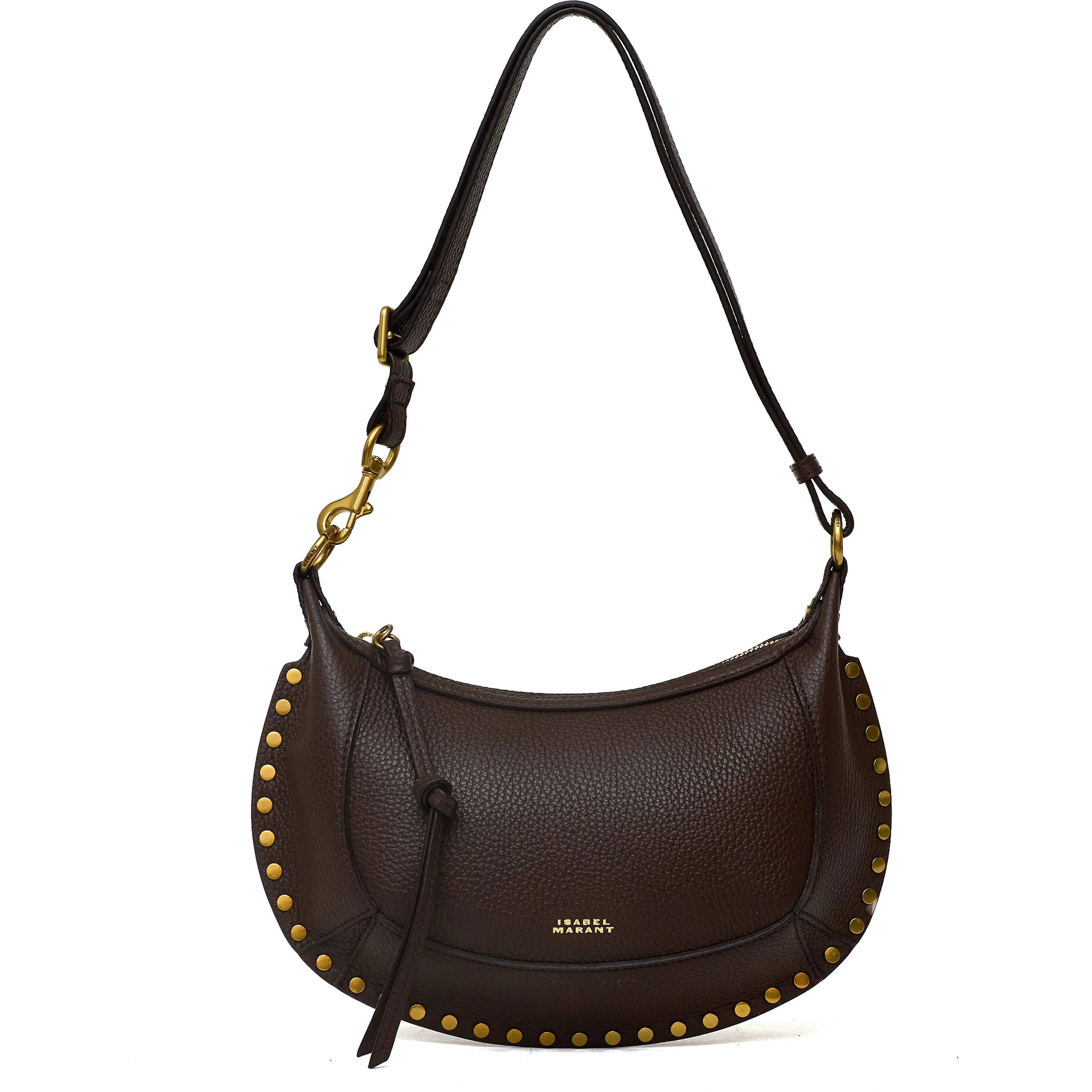 Oskan Moon Grain Leather Shoulder Bag
