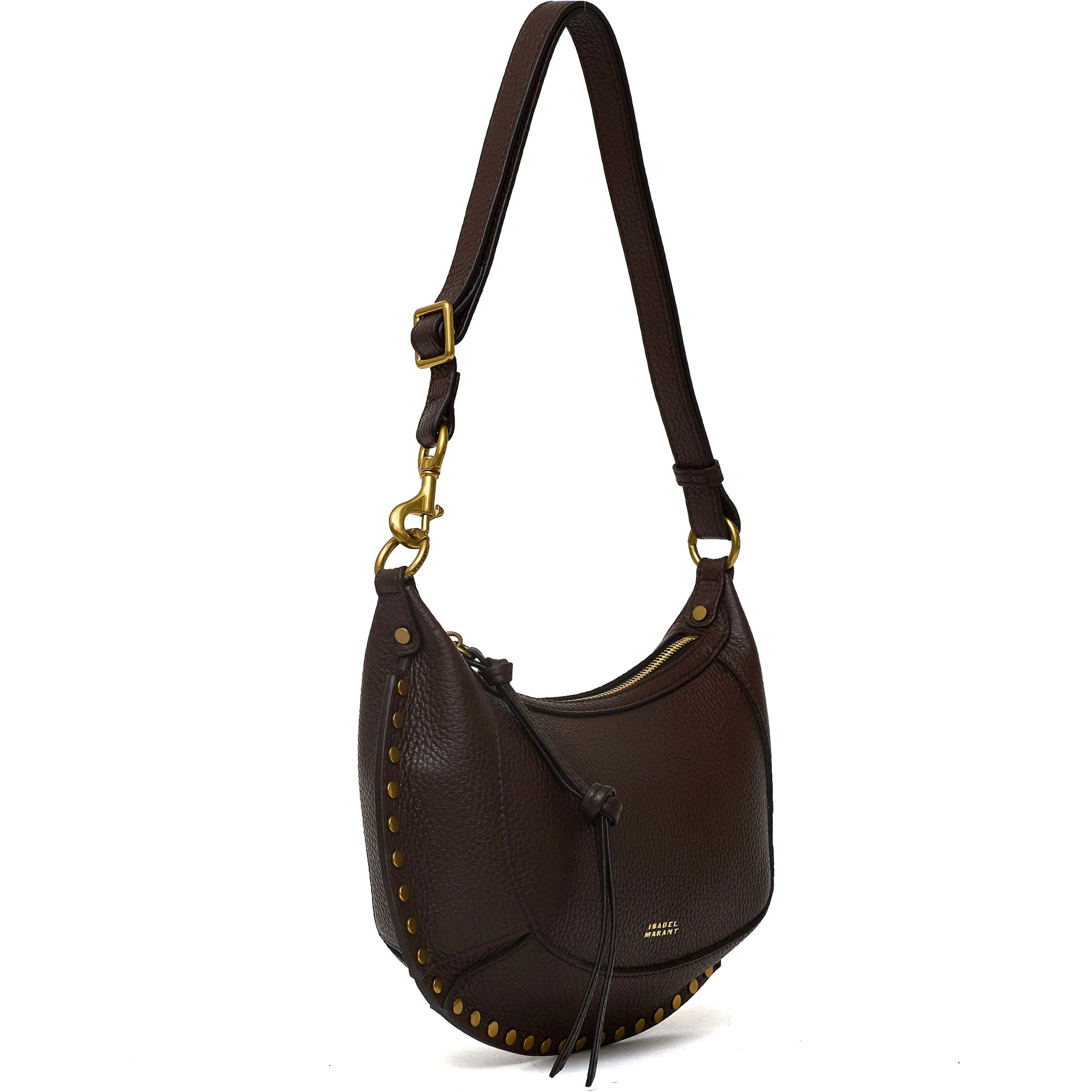 Oskan Moon Grain Leather Shoulder Bag