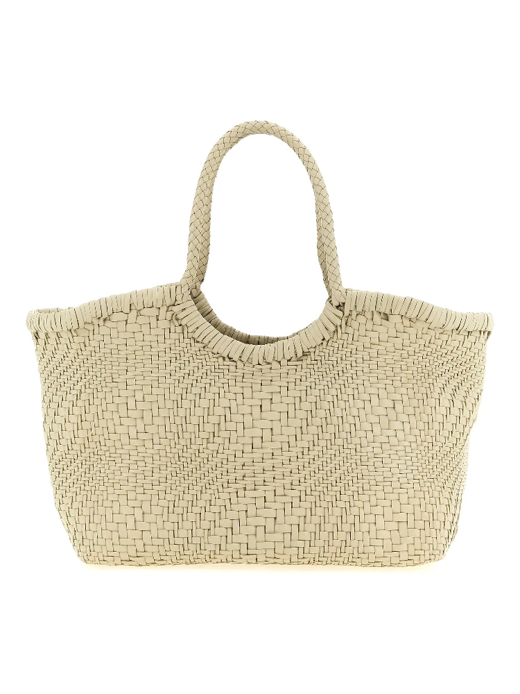 White Calfskin Shoulder Bag
