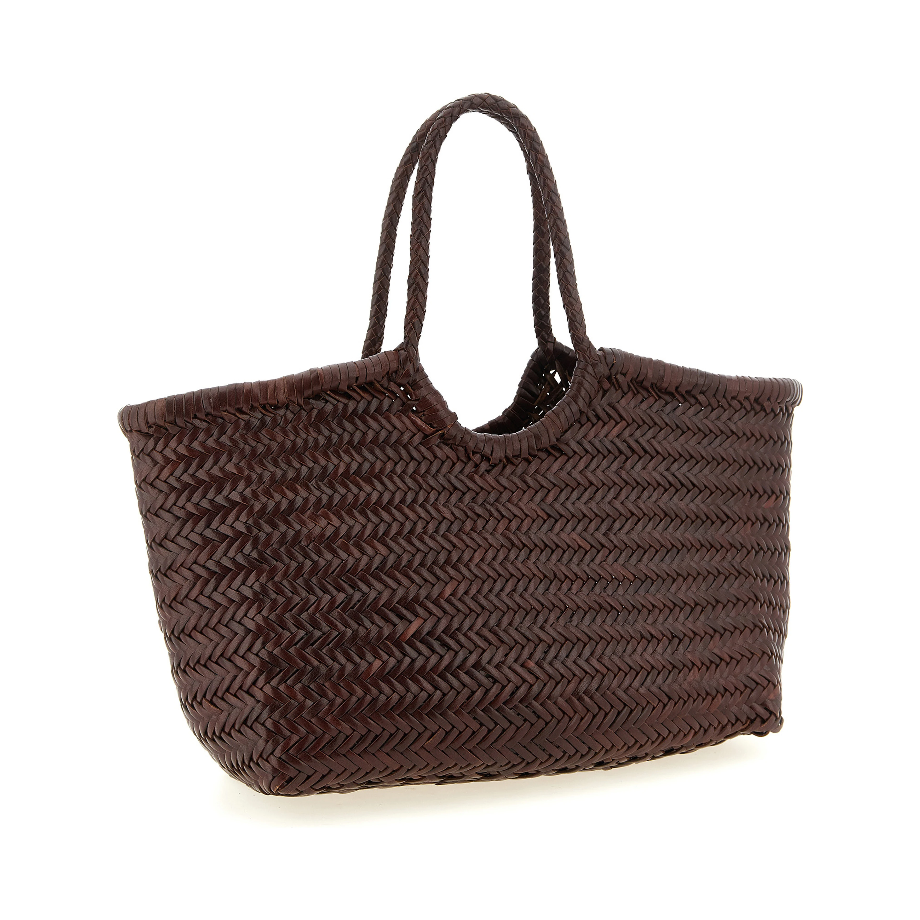 Brown Cowhide Shoulder Bag
