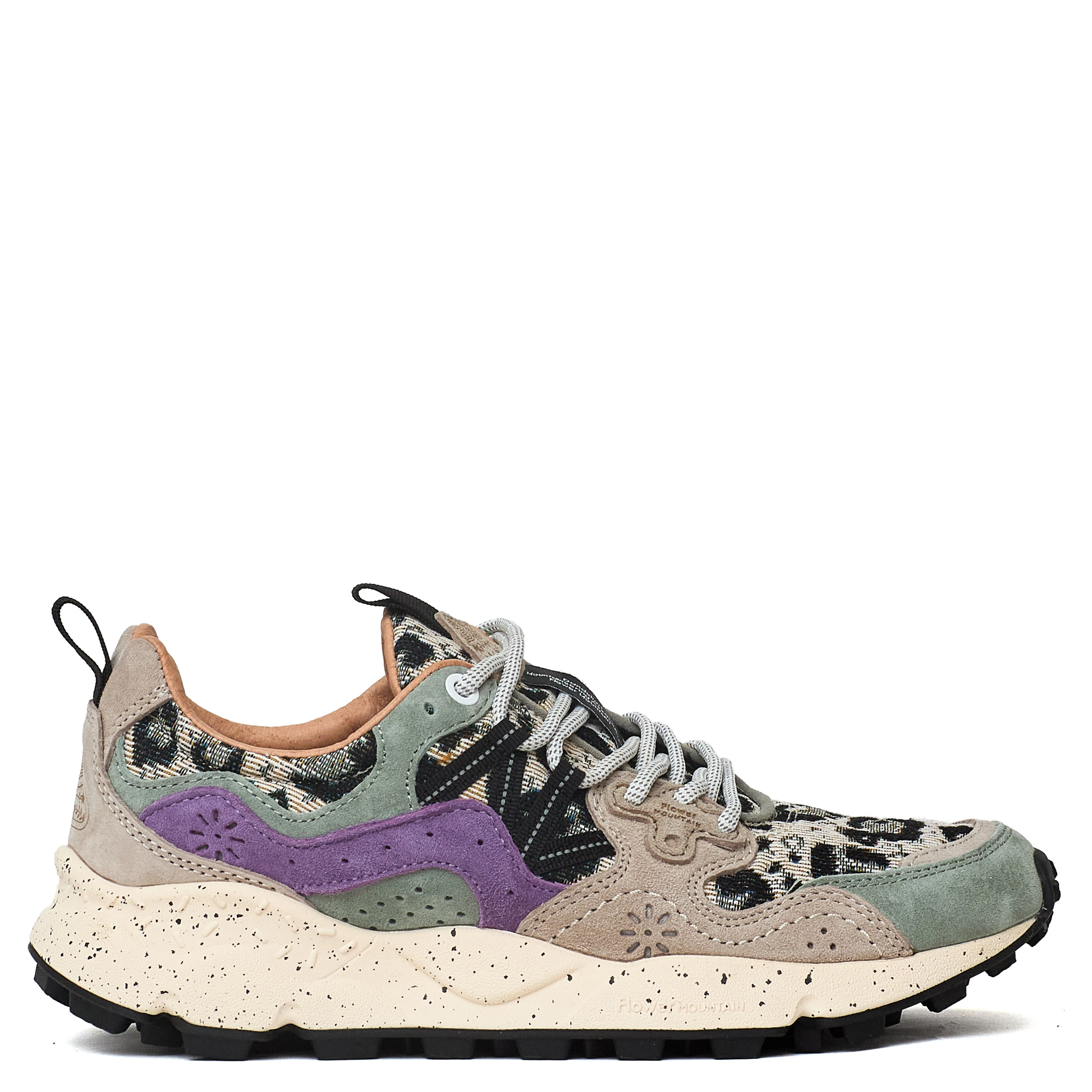 Sneakers Yamano 3 Woman Suede, Fabric Checked