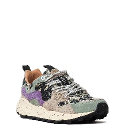 Sneakers Yamano 3 Woman Suede, Fabric Checked