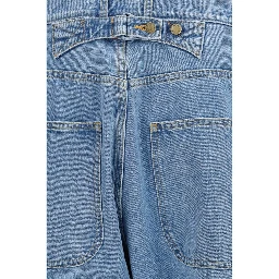 Blue Cotton Relaxed Fit Jeans