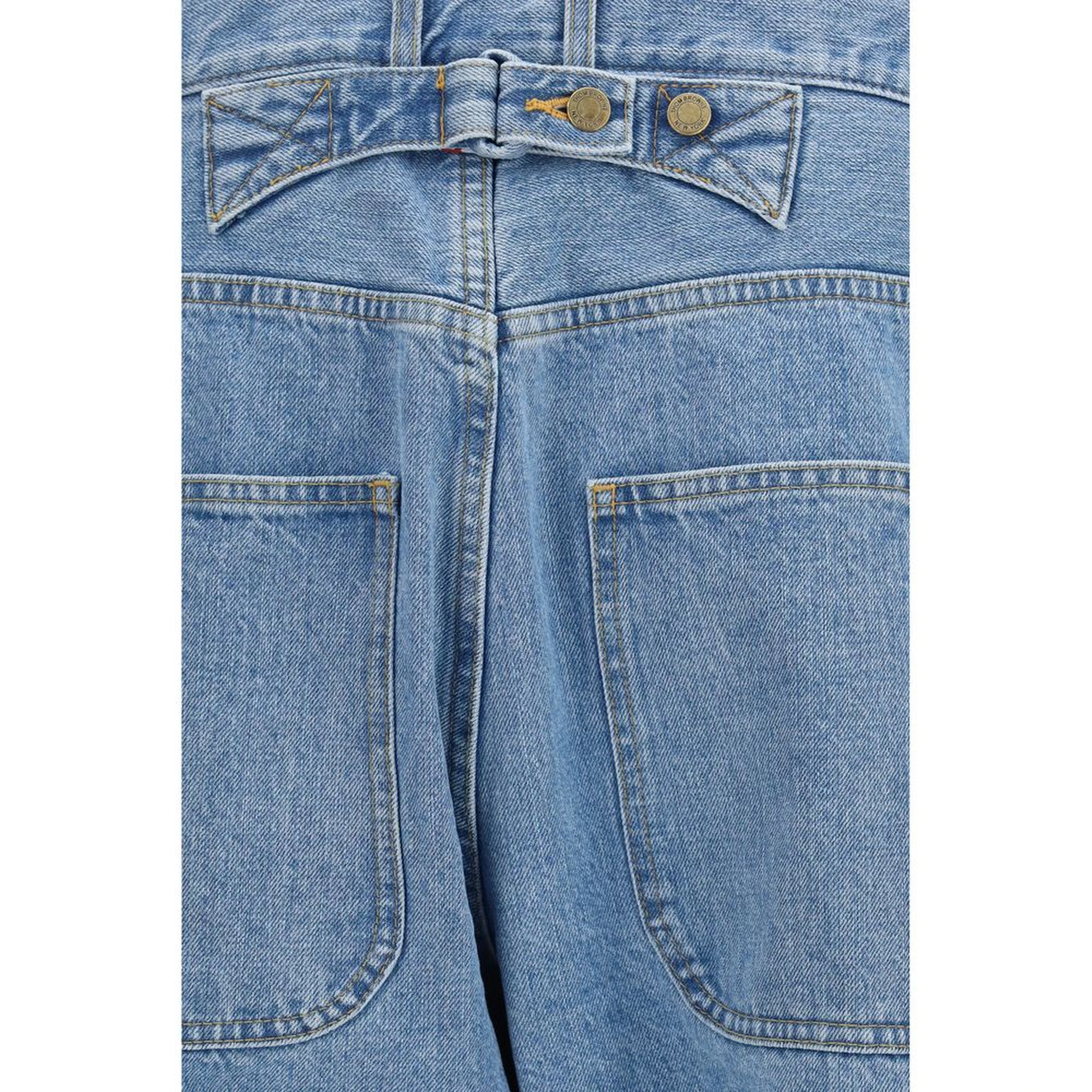 Blue Cotton Relaxed Fit Jeans