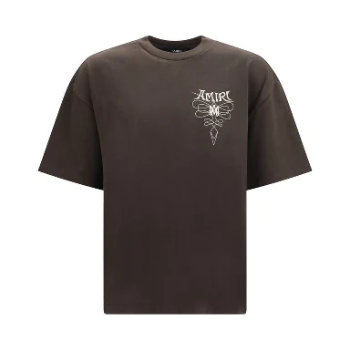Brown Cotton T-Shirt