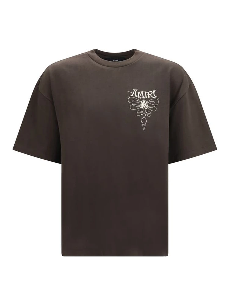 Brown Cotton T-Shirt