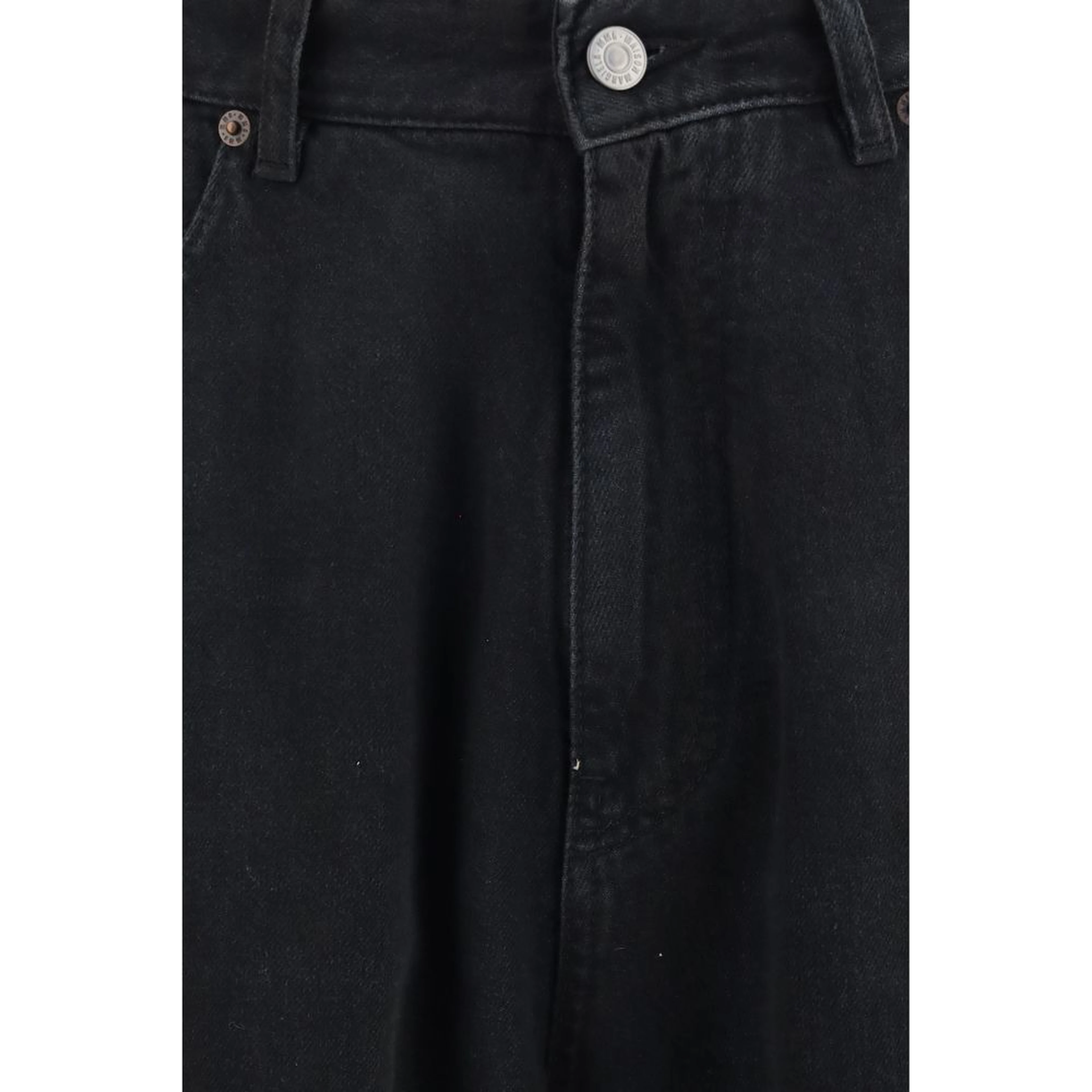 Black Cotton Relaxed Fit Jeans