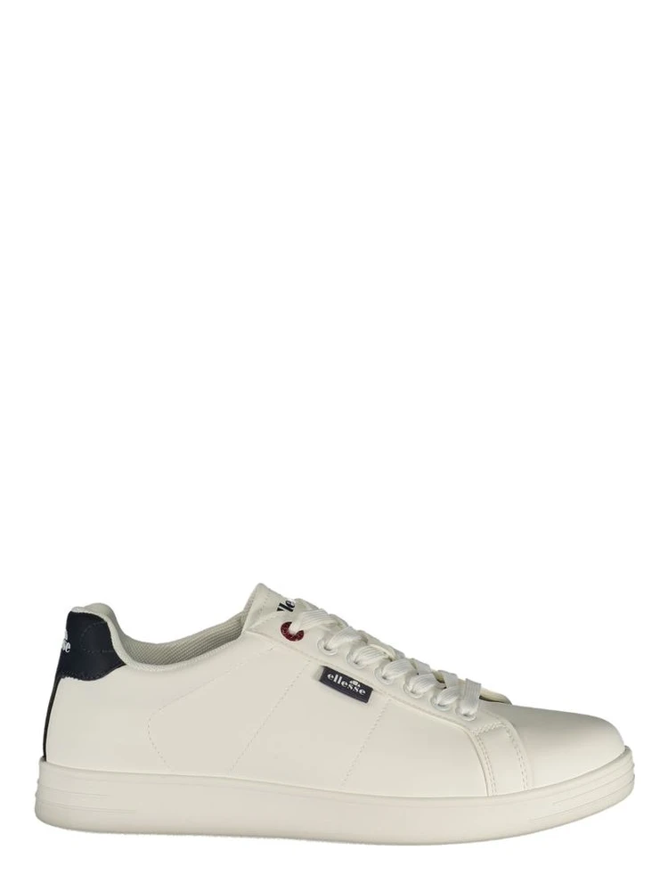 White Polyurethane Men's Sneaker