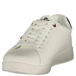 White Polyurethane Men's Sneaker
