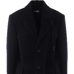 Ann Demeulemeester Coats Black