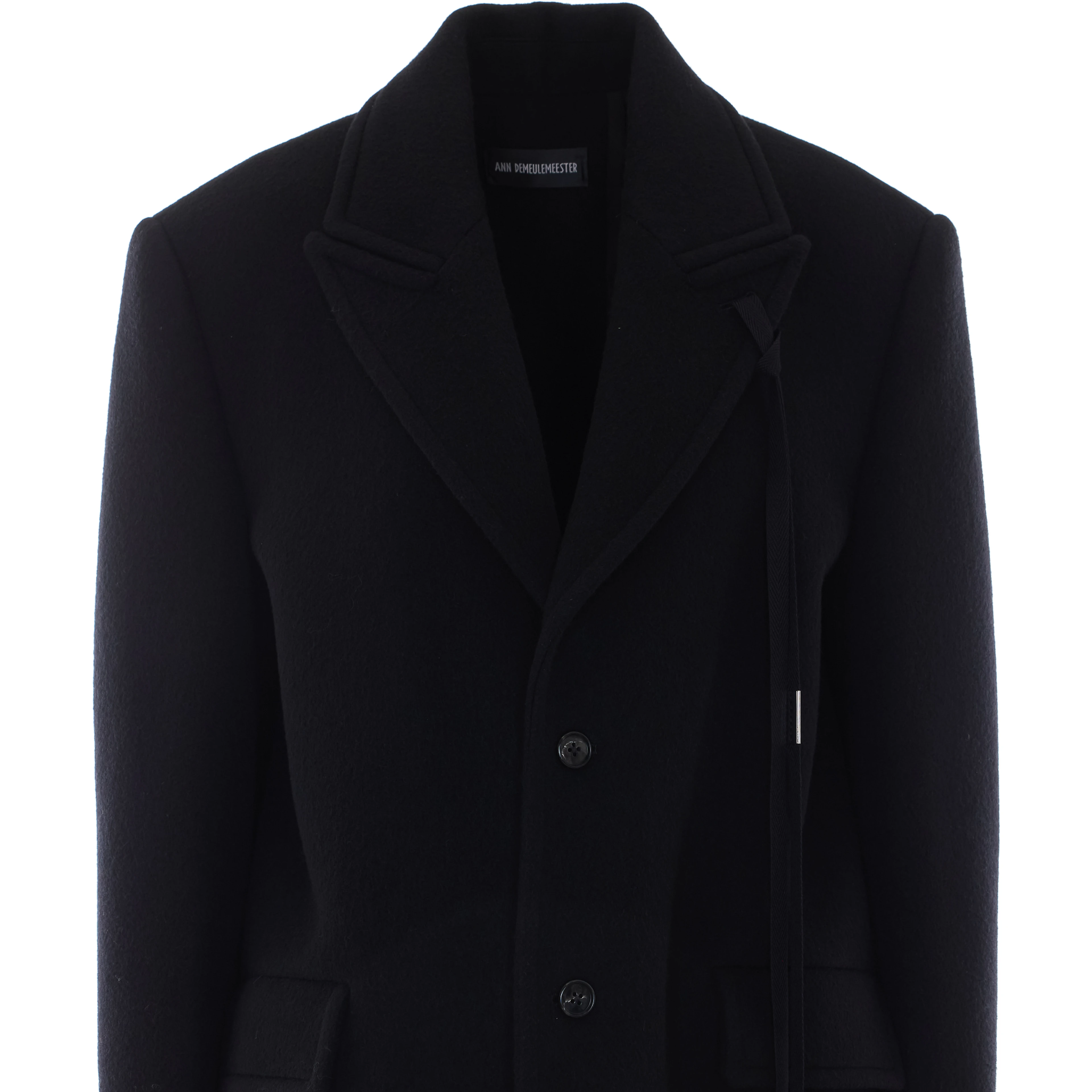 Ann Demeulemeester Coats Black
