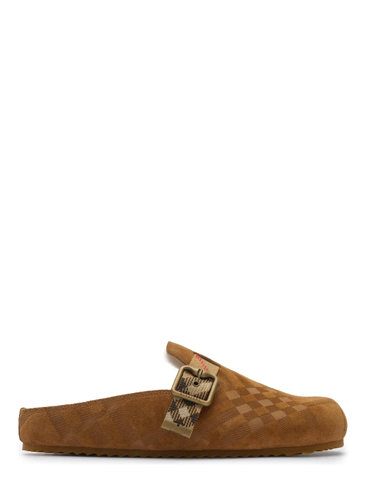 Urchin mules in Check shealing