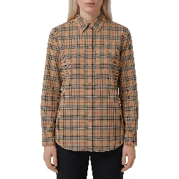 Emma cotton Check shirt