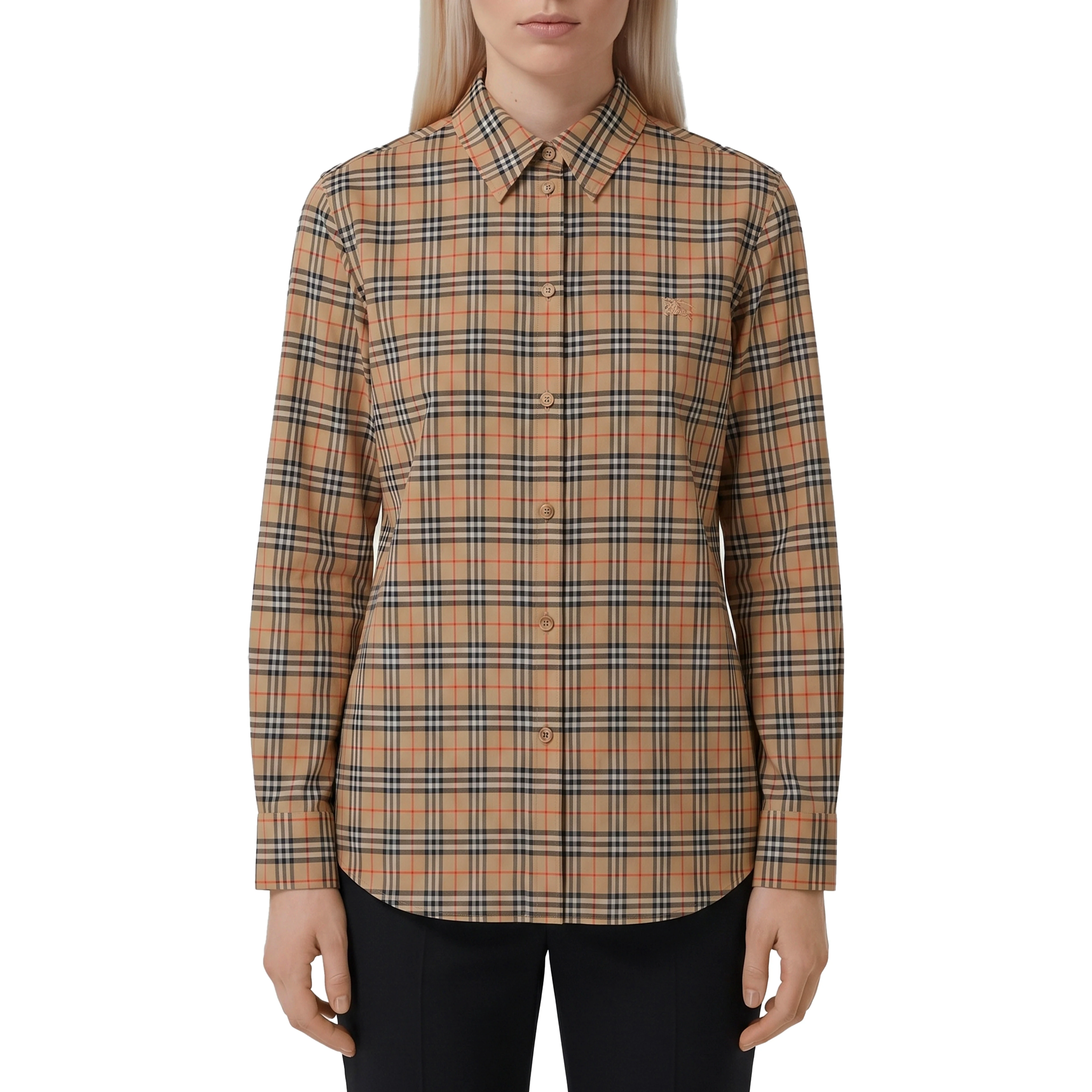 Emma cotton Check shirt