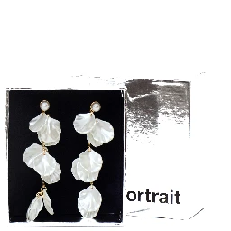 Pearl Petal Tiered Earrings