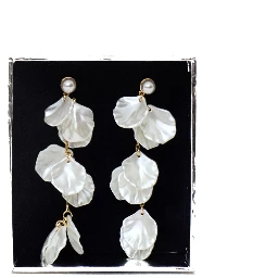 Pearl Petal Tiered Earrings