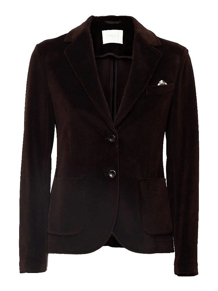 Blazer Slim Fit Velours