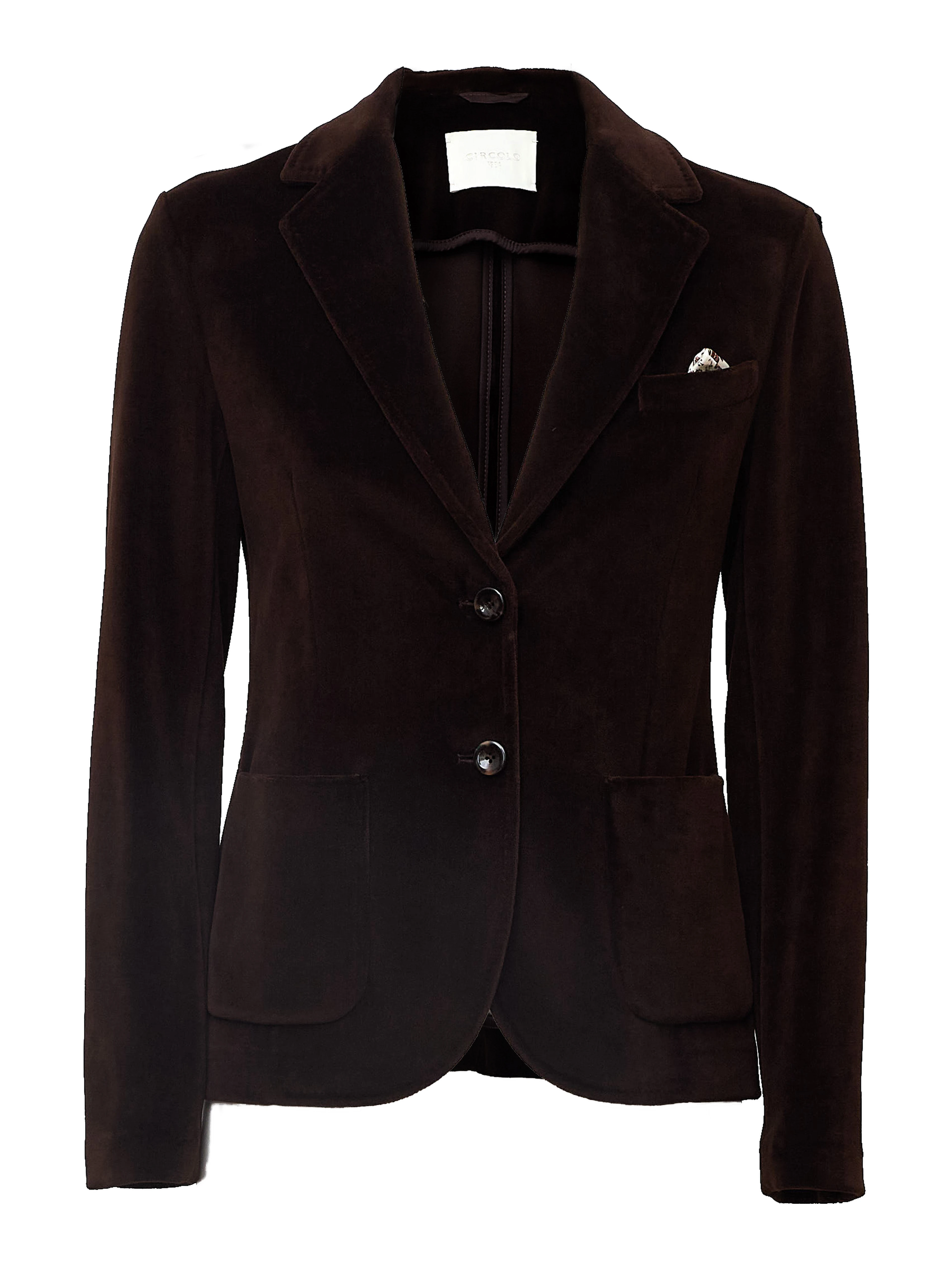 Blazer Slim Fit Velours