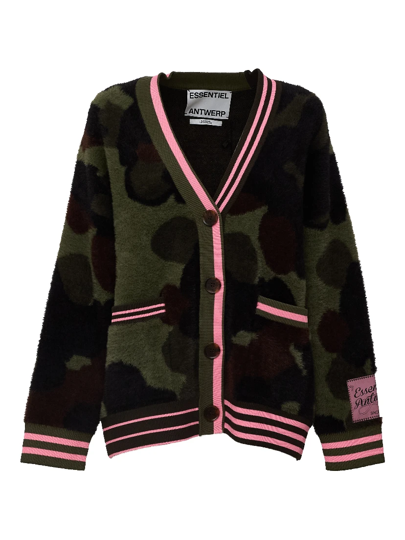 Kamoo Camouflage Knit Cardigan