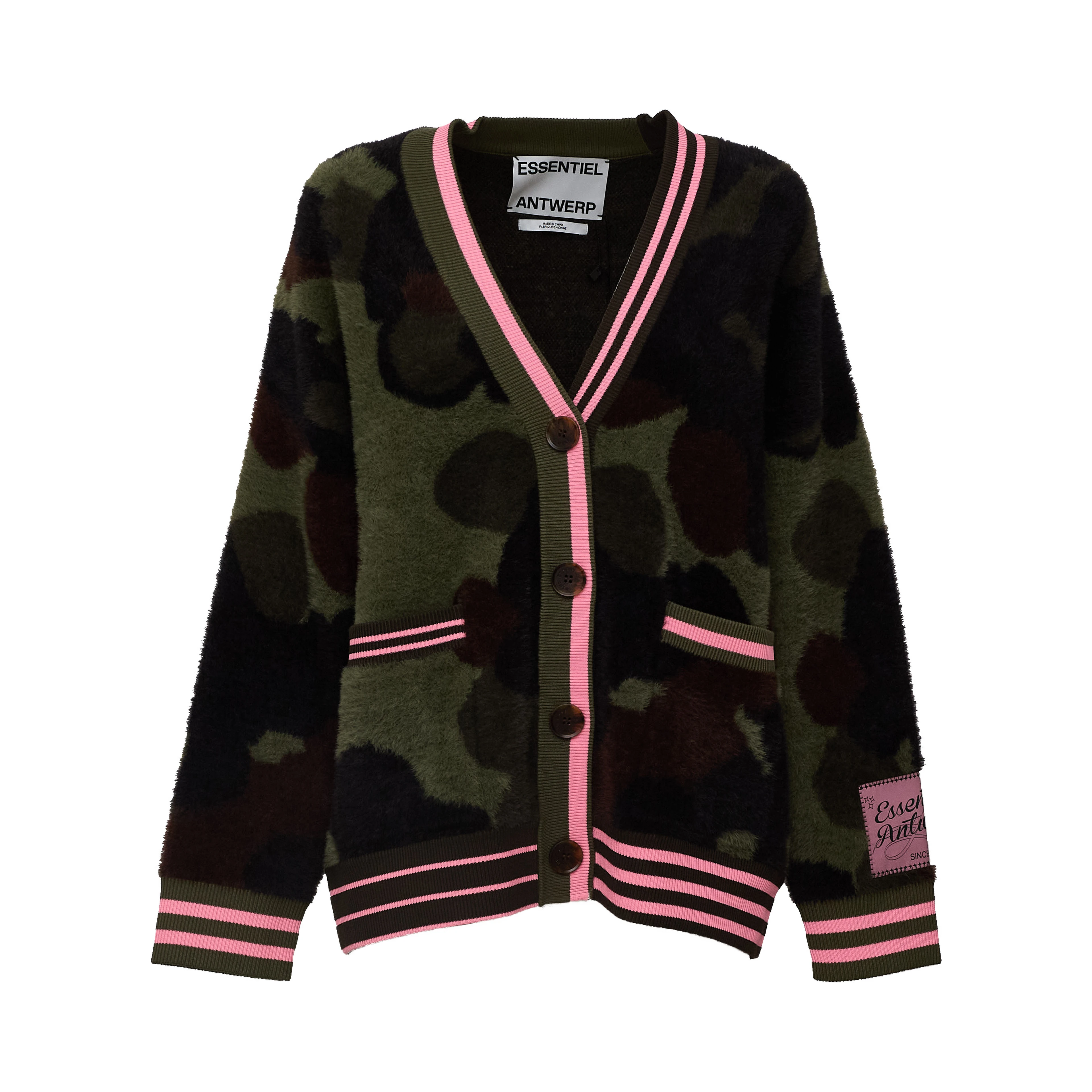 Kamoo Camouflage Knit Cardigan