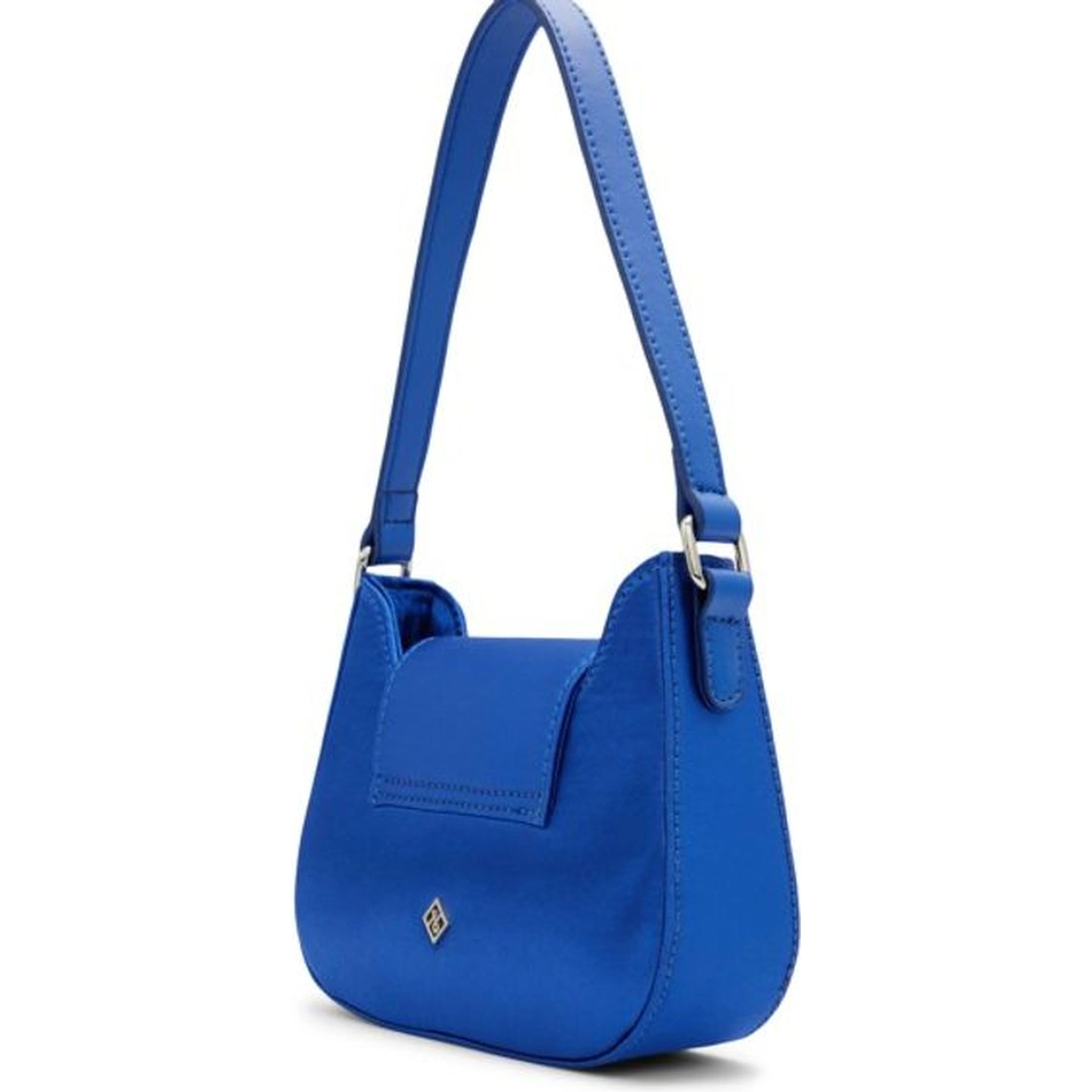 Blue Polyester Handbag