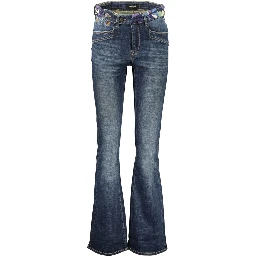 Blue Cotton Women's Jeans