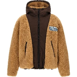Brown Polyester Bomber
