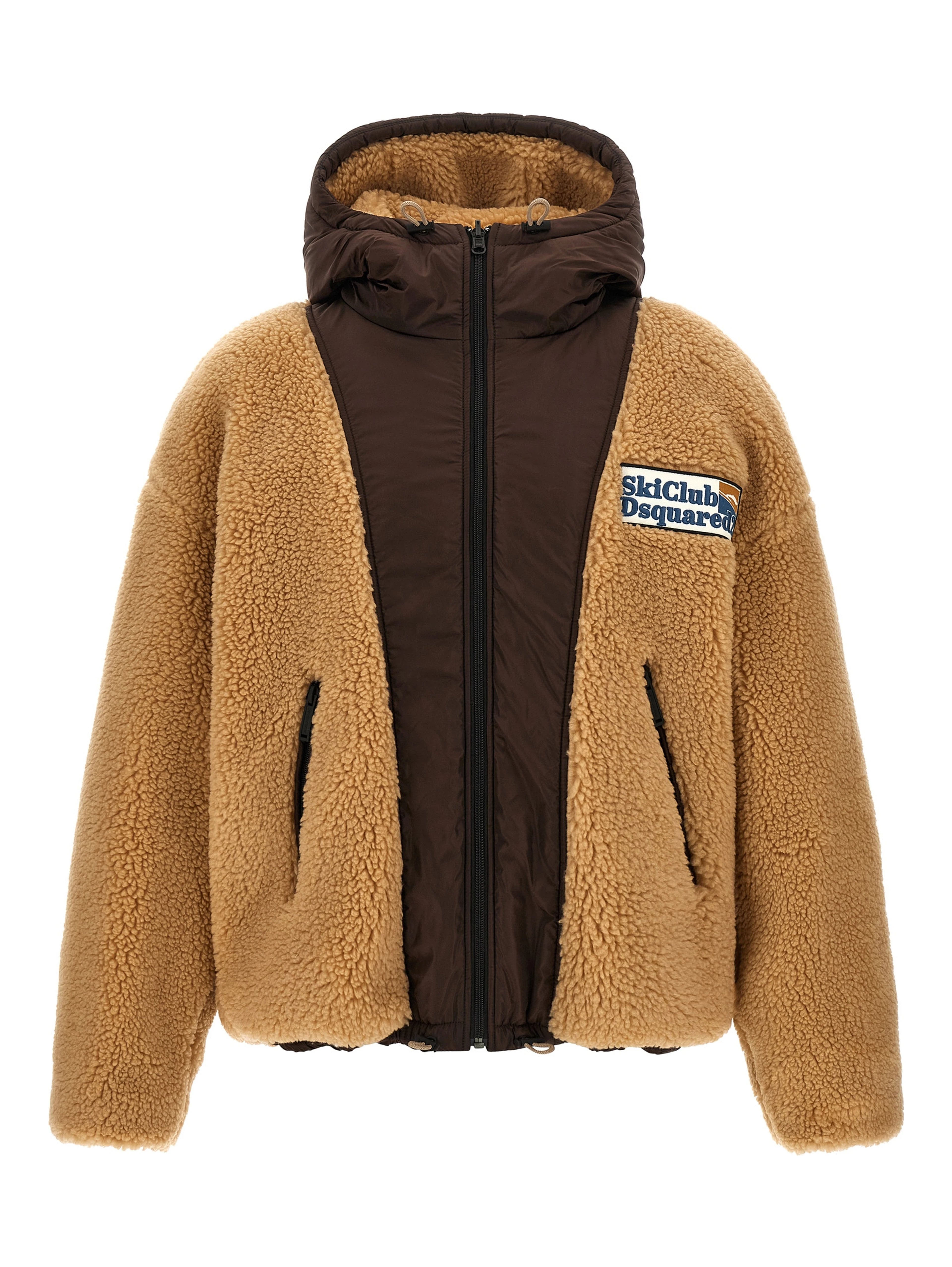 Brown Polyester Bomber