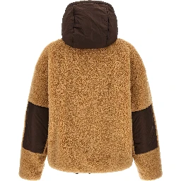 Brown Polyester Bomber