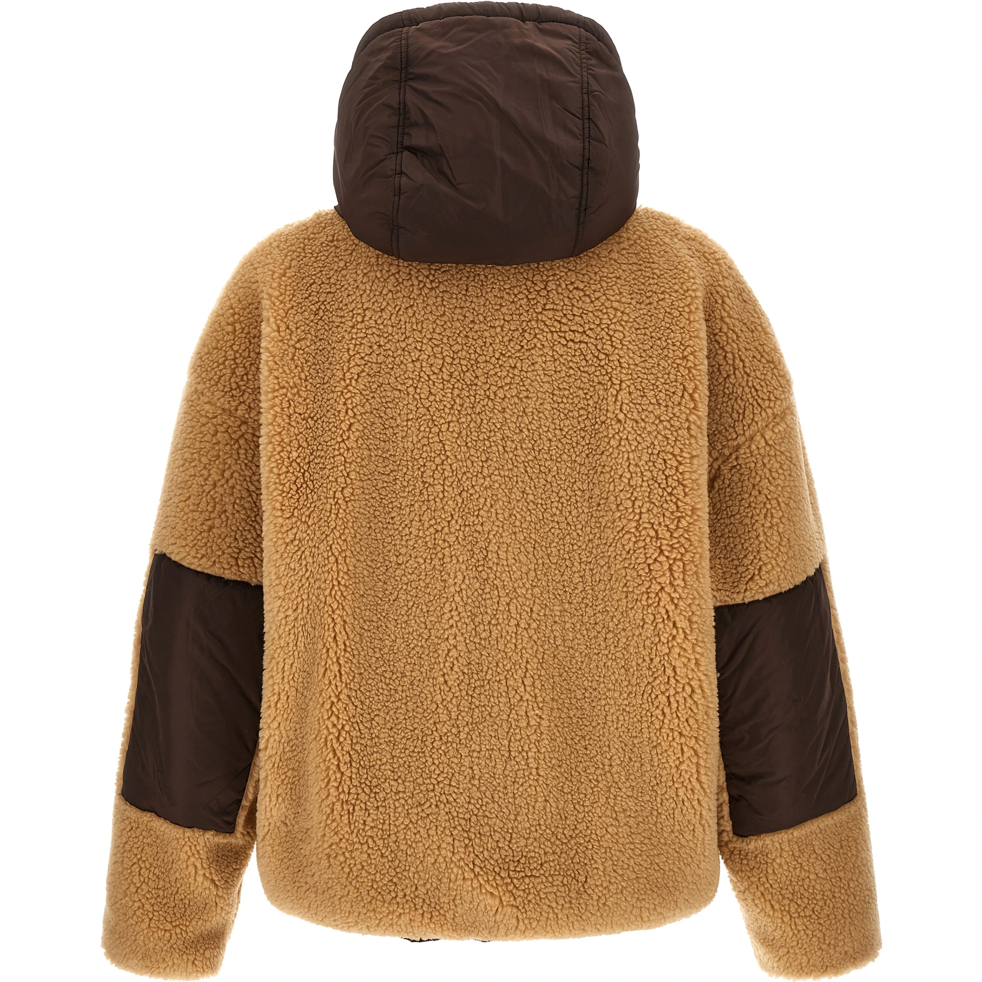 Brown Polyester Bomber
