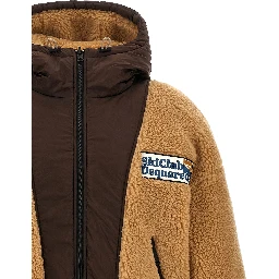 Brown Polyester Bomber