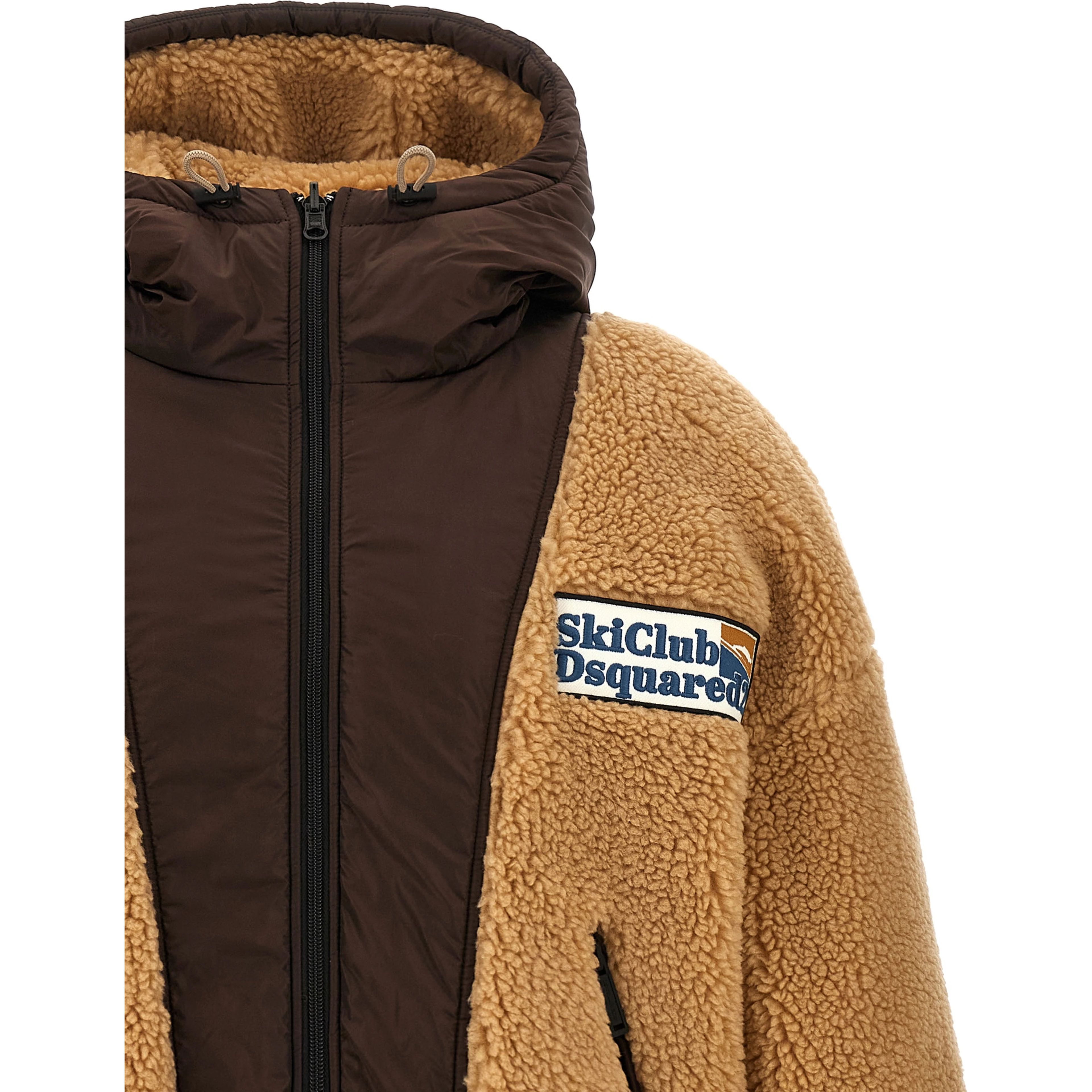 Brown Polyester Bomber
