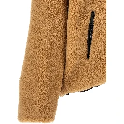 Brown Polyester Bomber