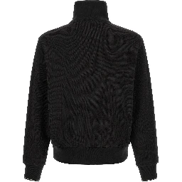 Black Cotton Sweatshirt
