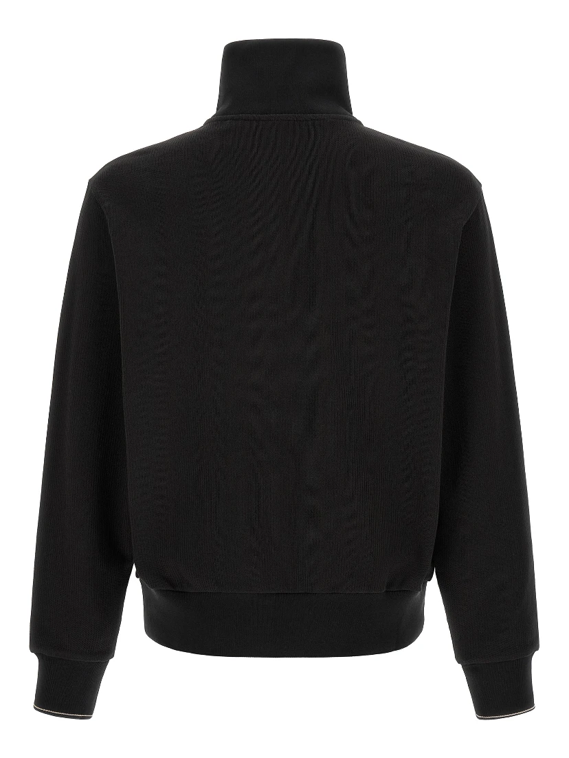 Black Cotton Sweatshirt