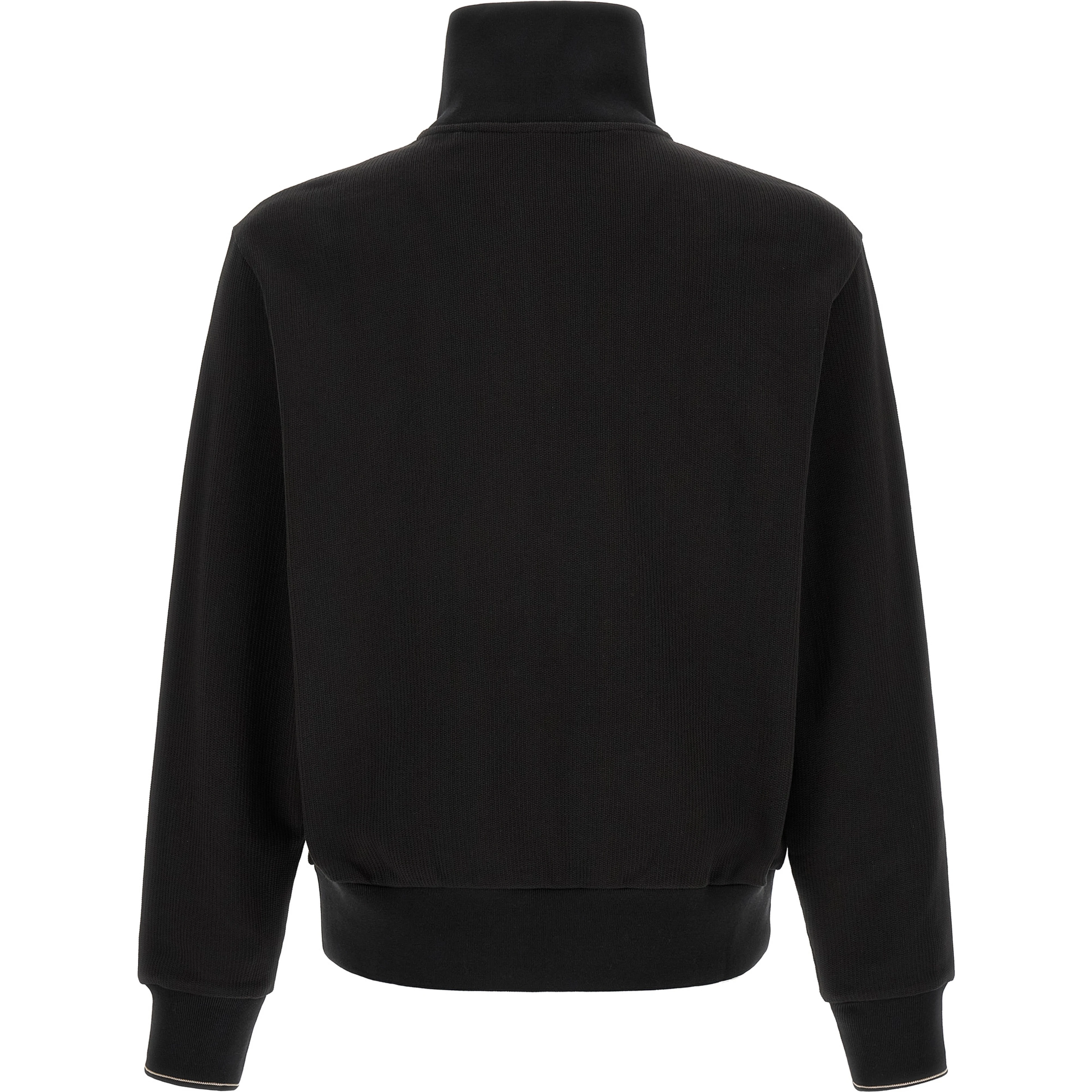 Black Cotton Sweatshirt
