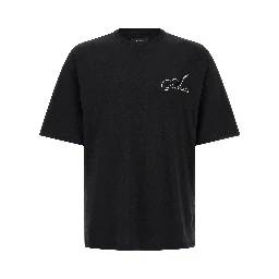 Black Cotton T-Shirt