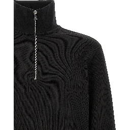 Black Cotton Sweatshirt