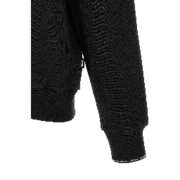 Black Cotton Sweatshirt