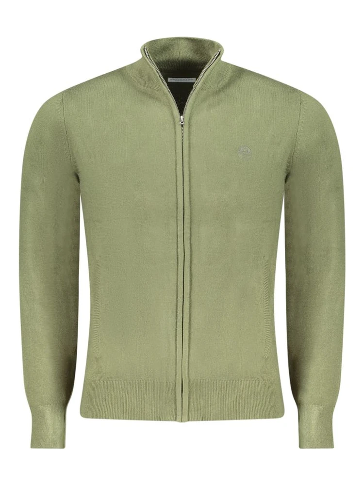 Verde Acrylic Men Cardigan
