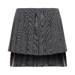 Thom Browne Low Rise Mini Narrow Pleated Skirt