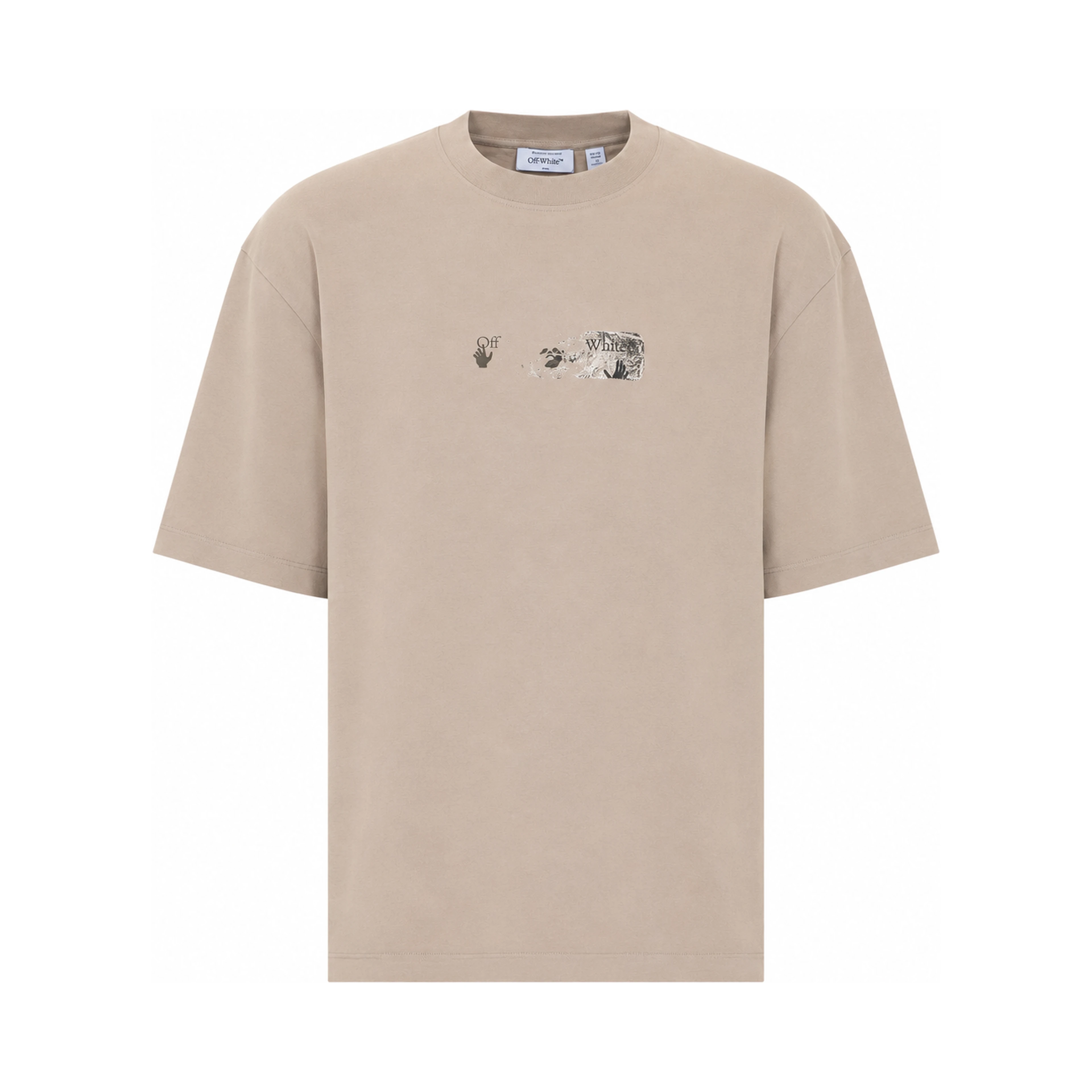 OFF WHITE T-shirts and Polos Beige