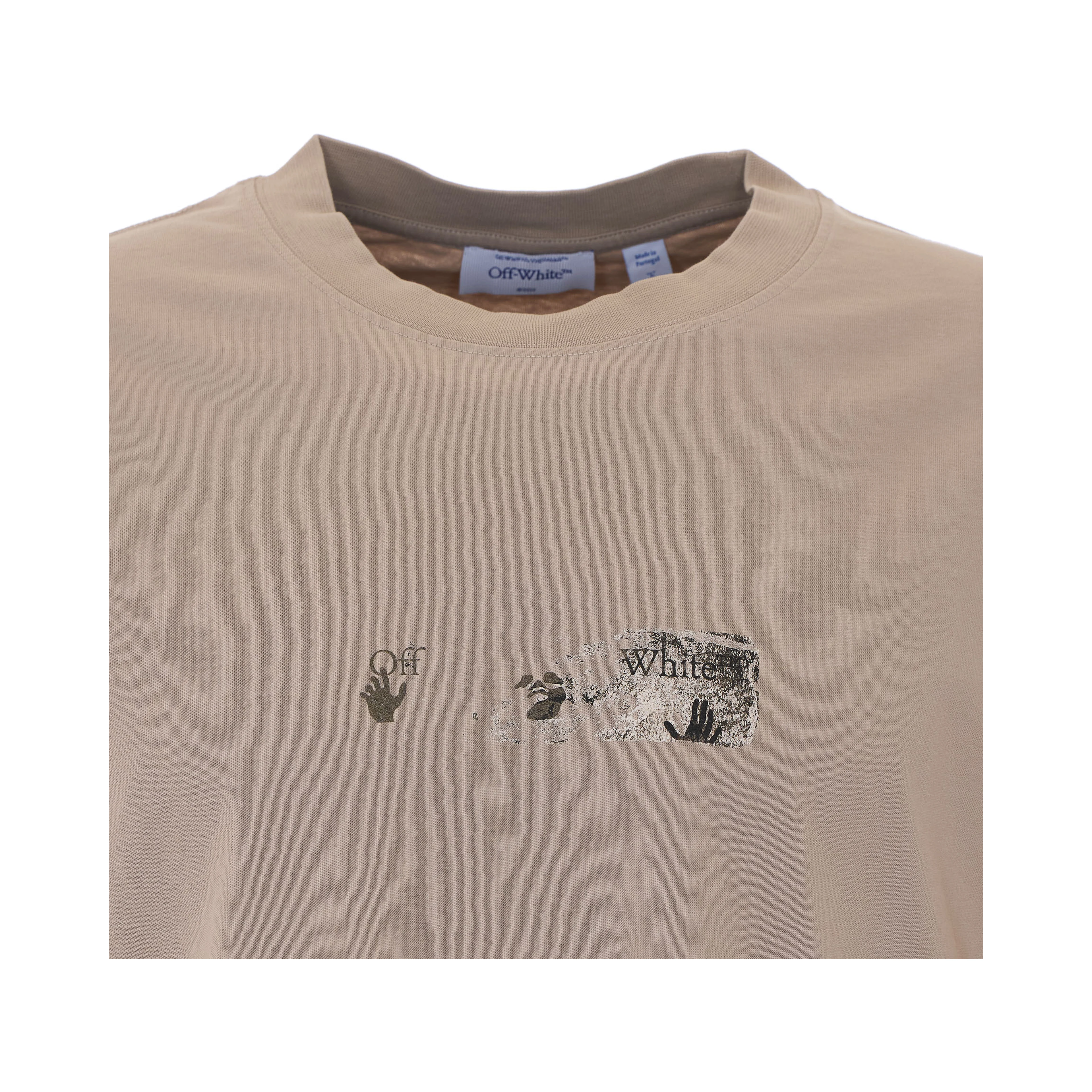 OFF WHITE T-shirts and Polos Beige