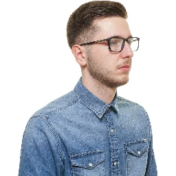 Black Plastic Glasses (Frames)